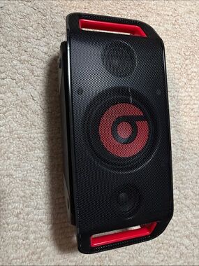 Beats by Dre Portable Speaker — Black with Red Accents